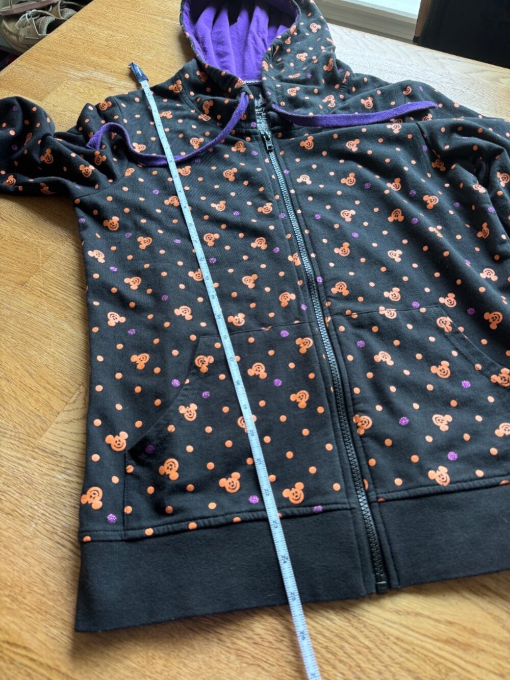 Disney Parks Halloween Mickey Jacket Full Zip Size Medium - Picture 9 of 9